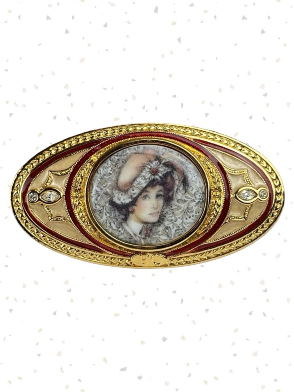 Vintage Avon 90s President’s Club Brooch Mrs. Albee Recognition Pin Cottagecore